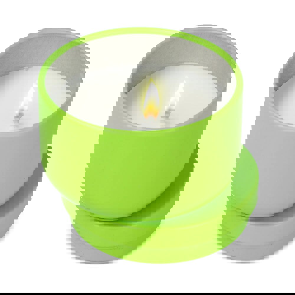 Asana plantaardige kaars in gerecycled blik