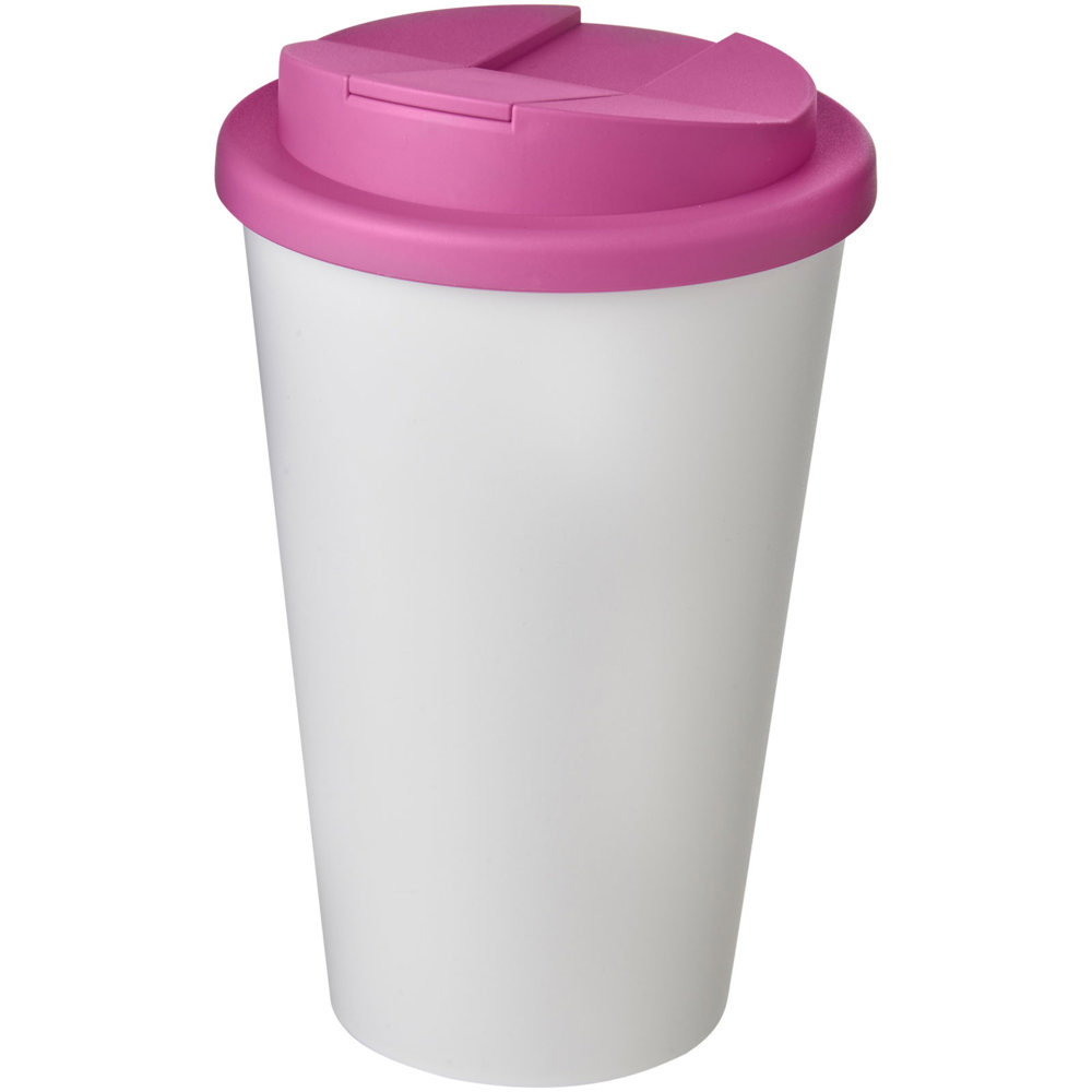 Americano® 350 ml geïsoleerde beker - Wit, Magenta